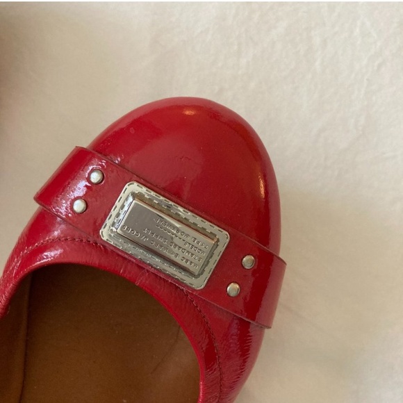 Marc by Marc Jacolos Red Ballerinas - Picture 2 of 2